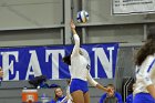 Volleyball vs Emerson  Wheaton College Women's Volleyball vs Emerson College. - Photo by Keith Nordstrom : Wheaton, Volleyball, VB2019